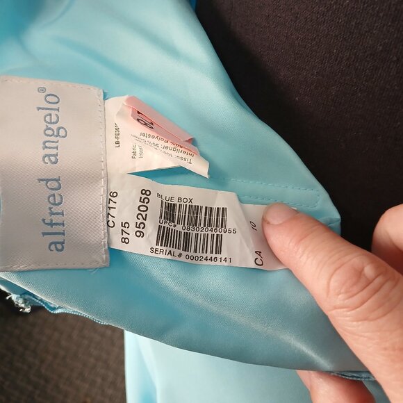 Strapless dress with Flared Skirt and front detail - Picture 5 of 6